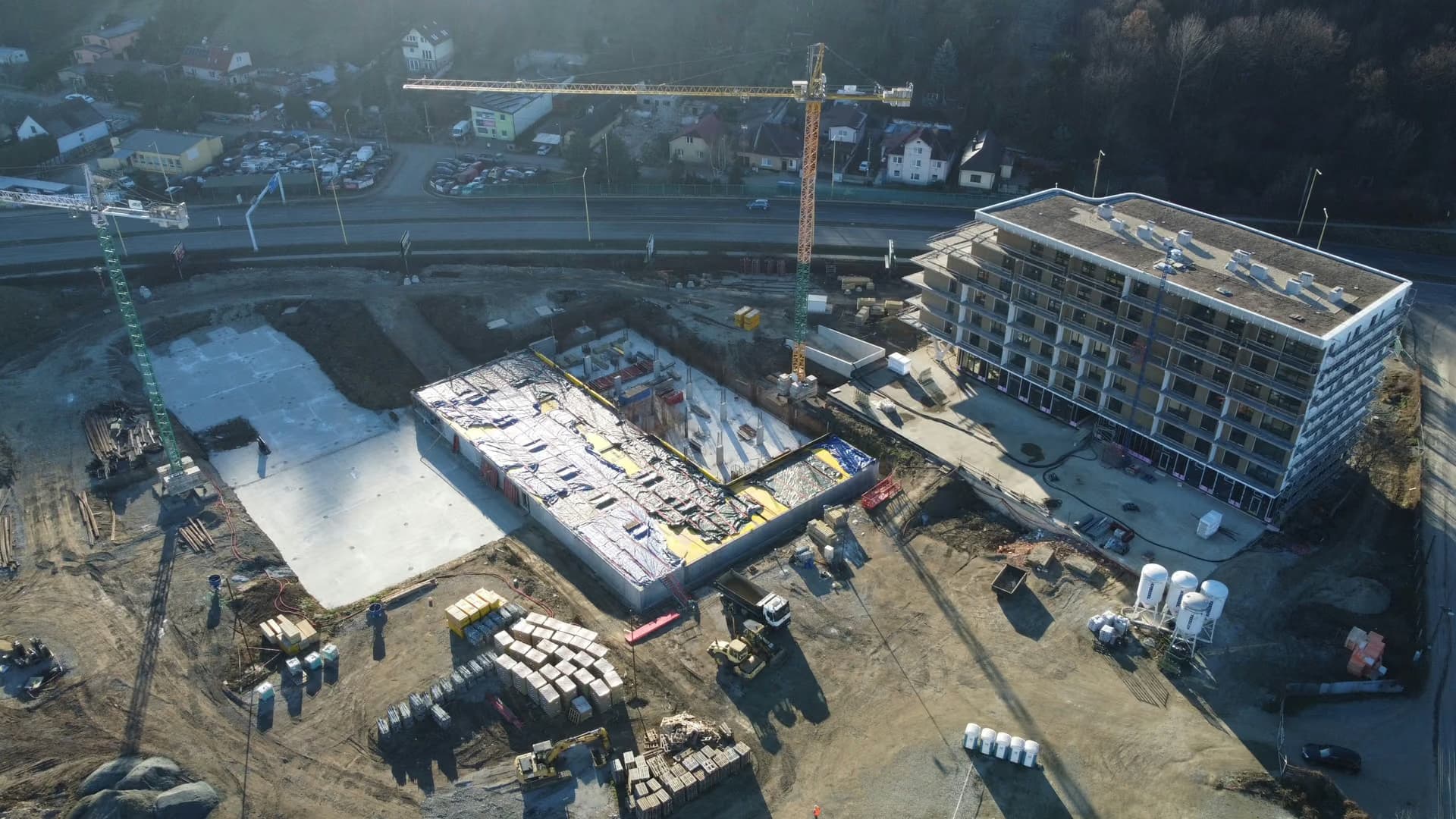 Priebeh výstavby projektu Pražská — pohľad 1