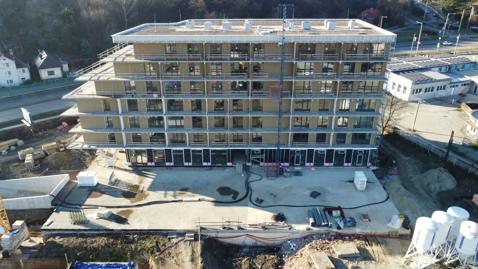 Priebeh výstavby projektu Pražská — pohľad 2