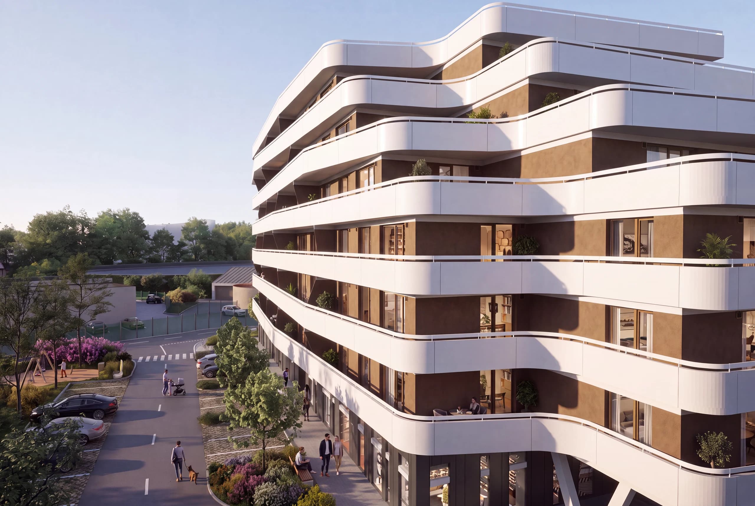 Exteriér projektu Pražská — pohľad 6