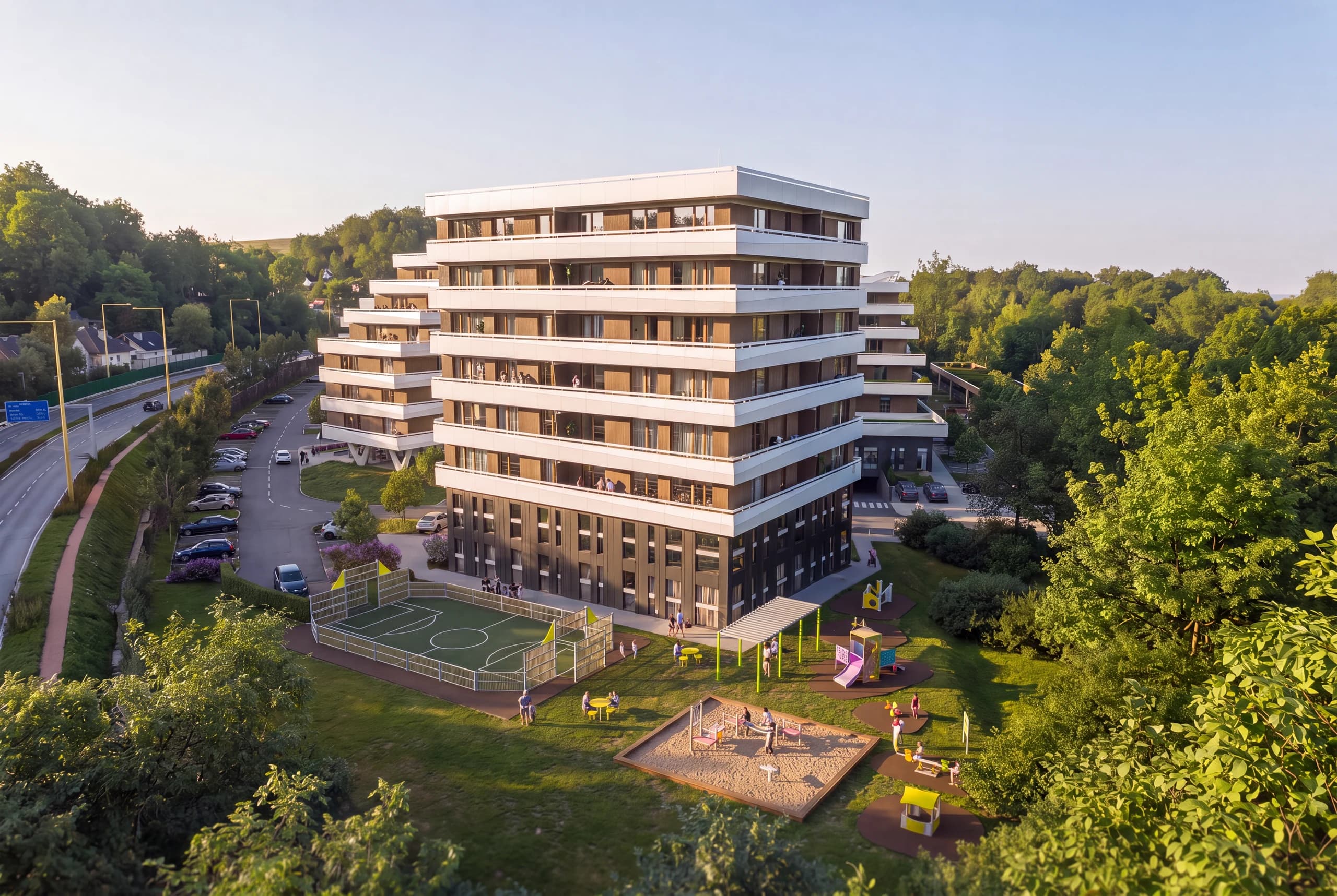 Exteriér projektu Pražská — pohľad 16