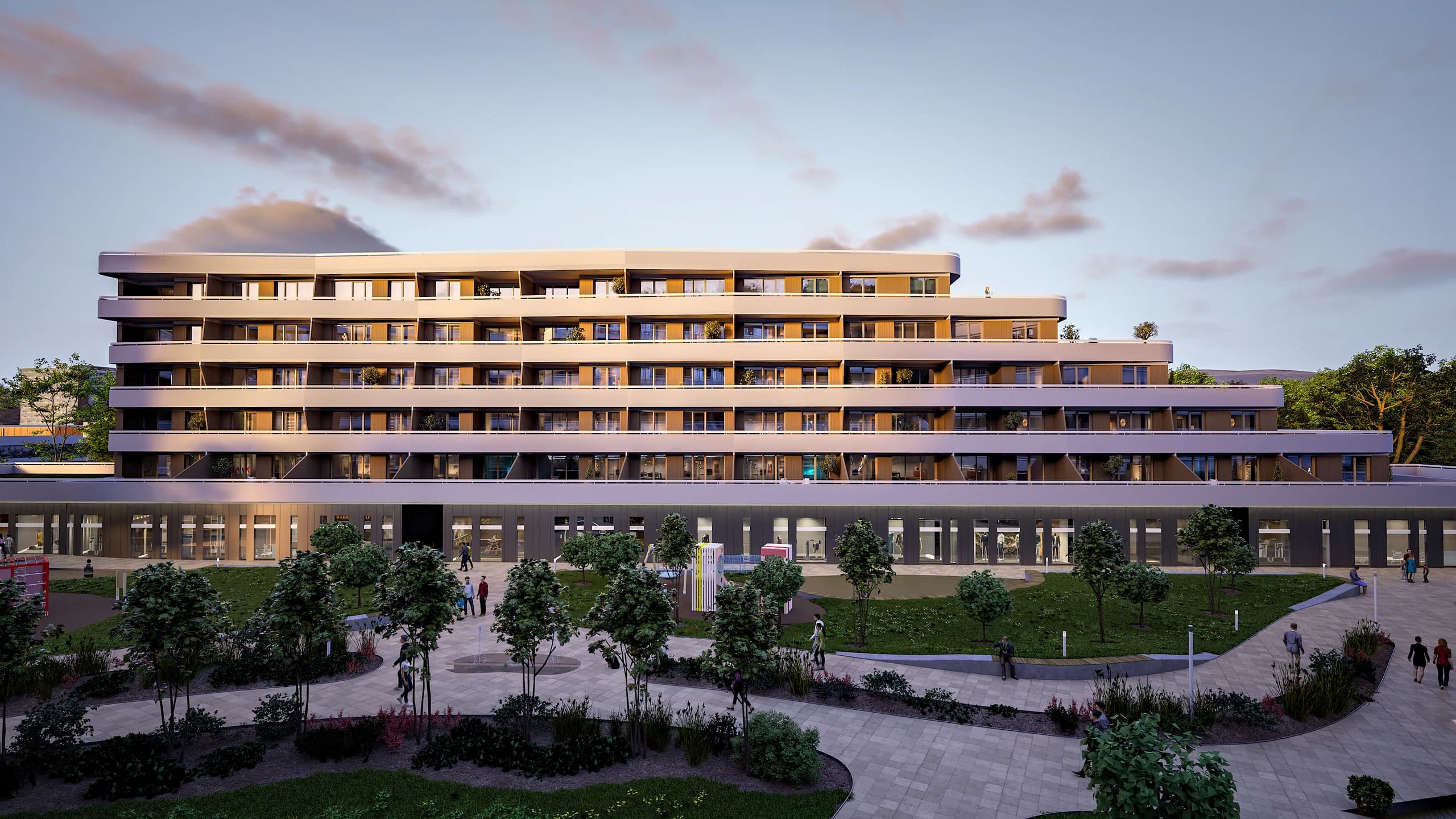 Exteriér projektu Pražská — pohľad 33