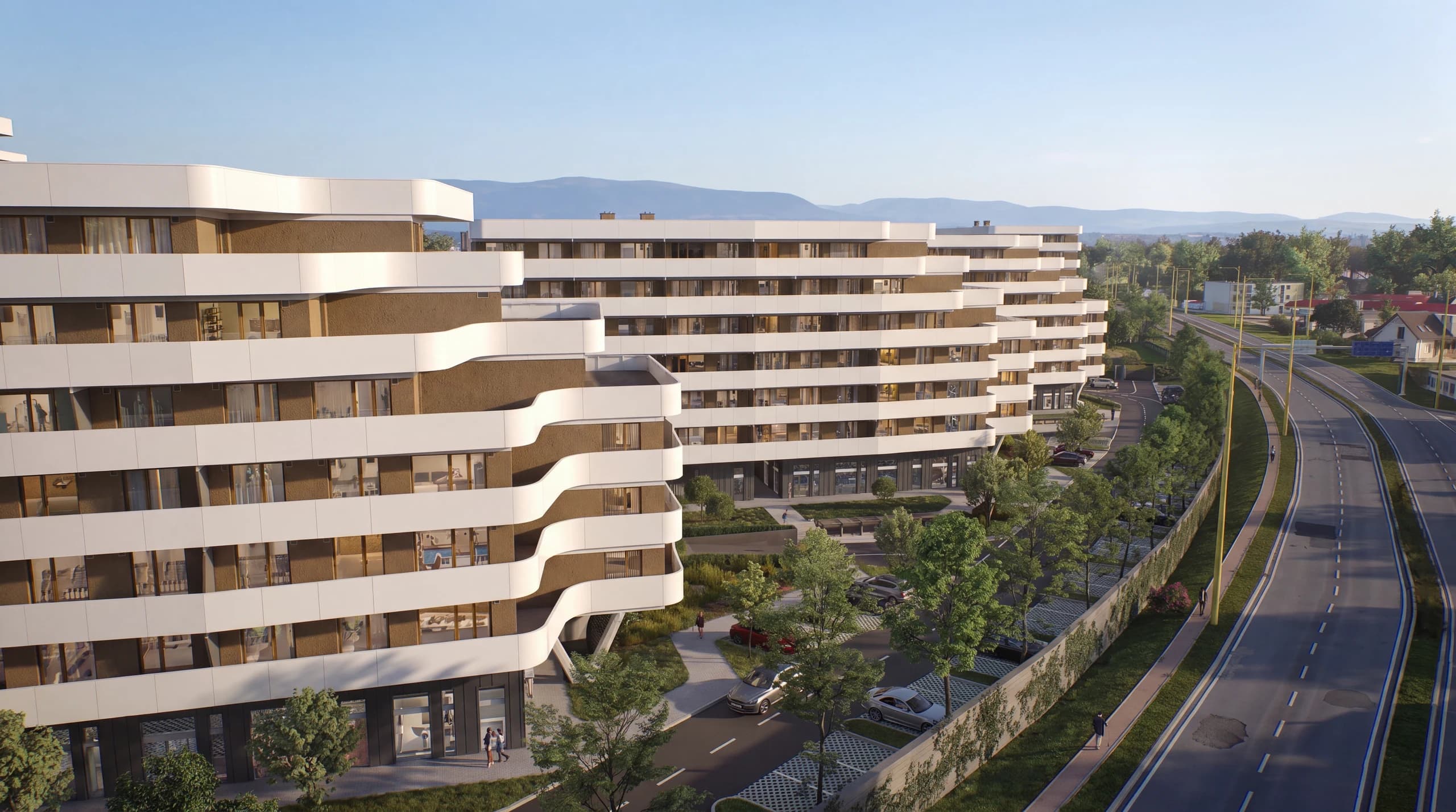 Exteriér projektu Pražská — pohľad 21