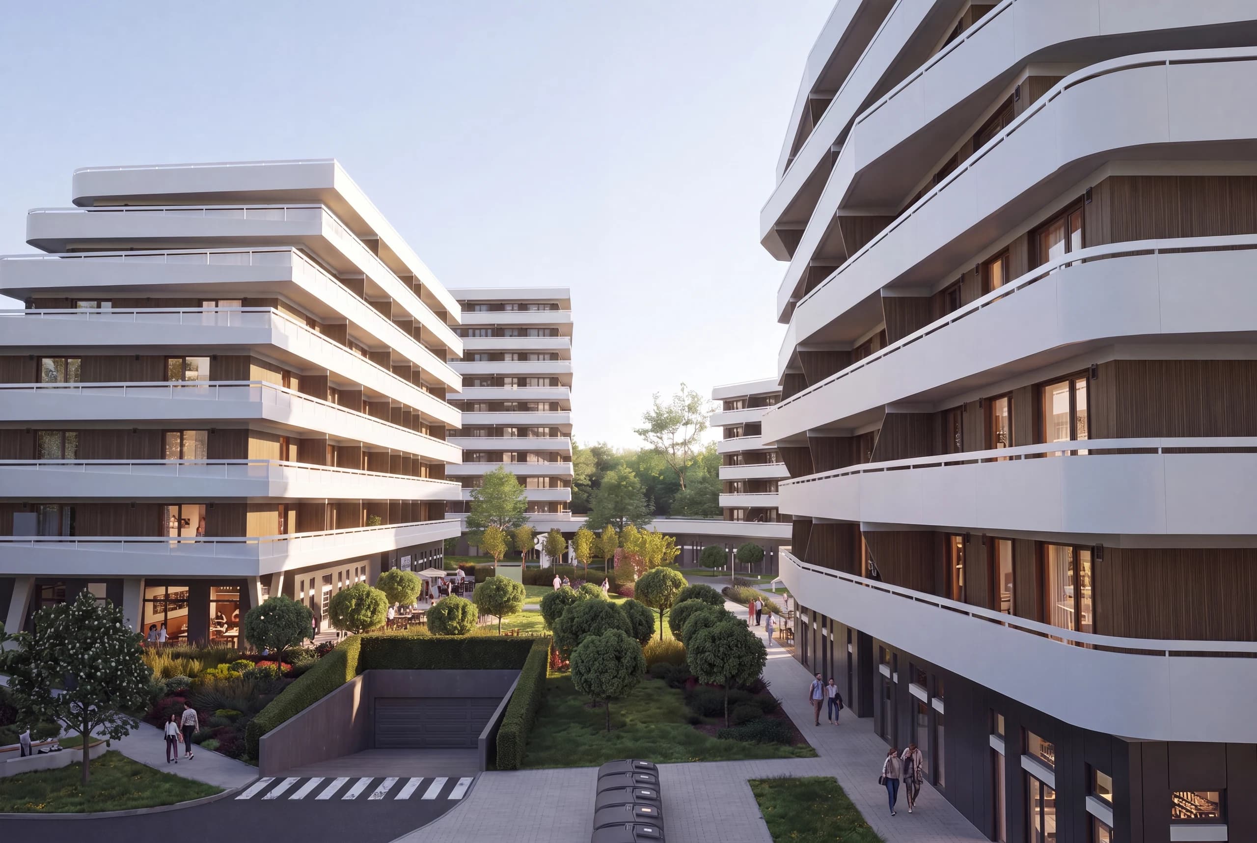 Exteriér projektu Pražská — pohľad 3