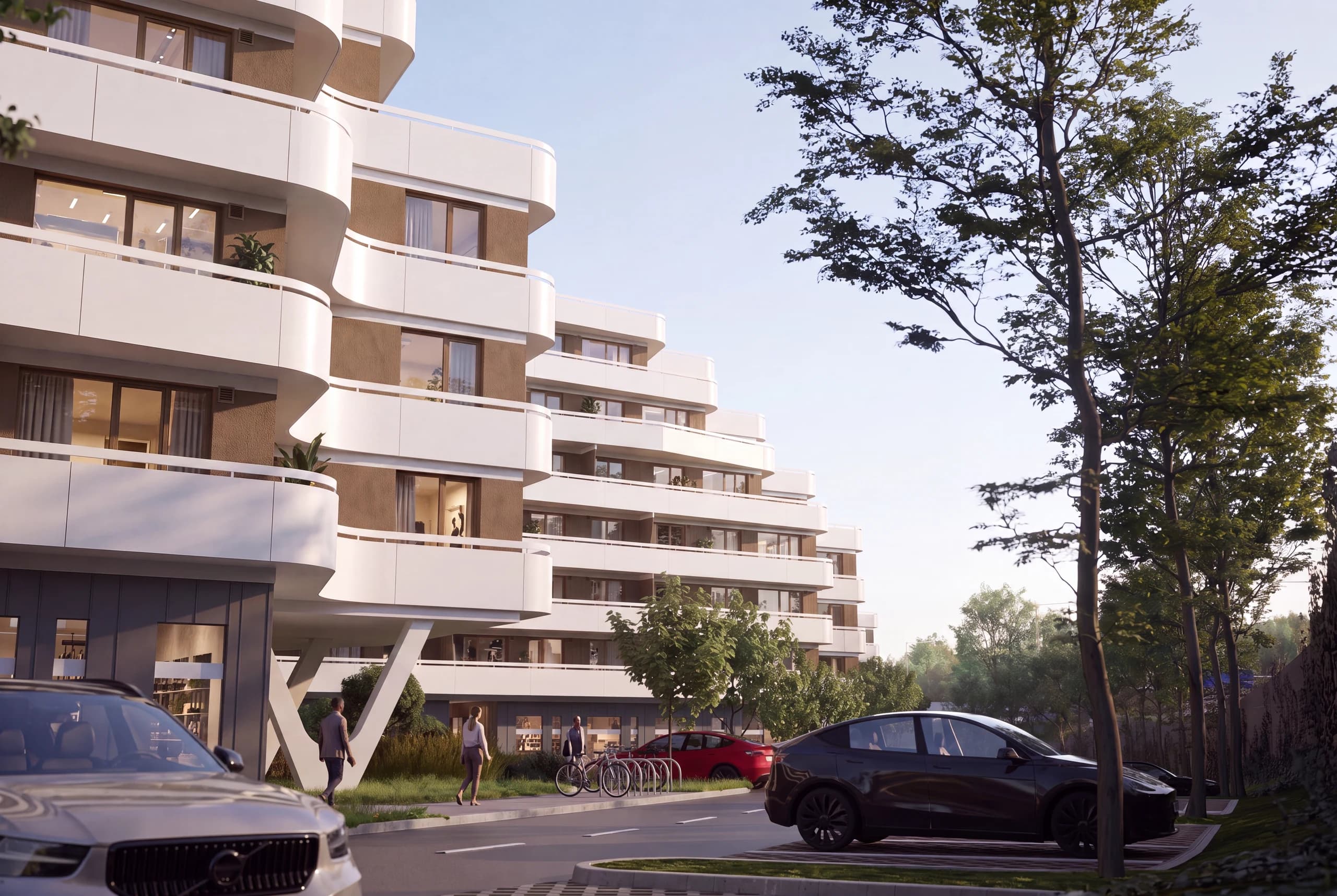 Exteriér projektu Pražská — pohľad 18