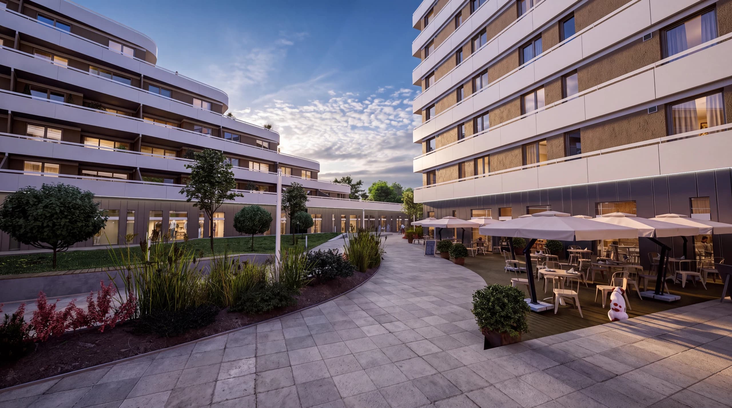 Exteriér projektu Pražská — pohľad 11